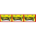 30' Stock Printed Confetti Pennants - Welcome